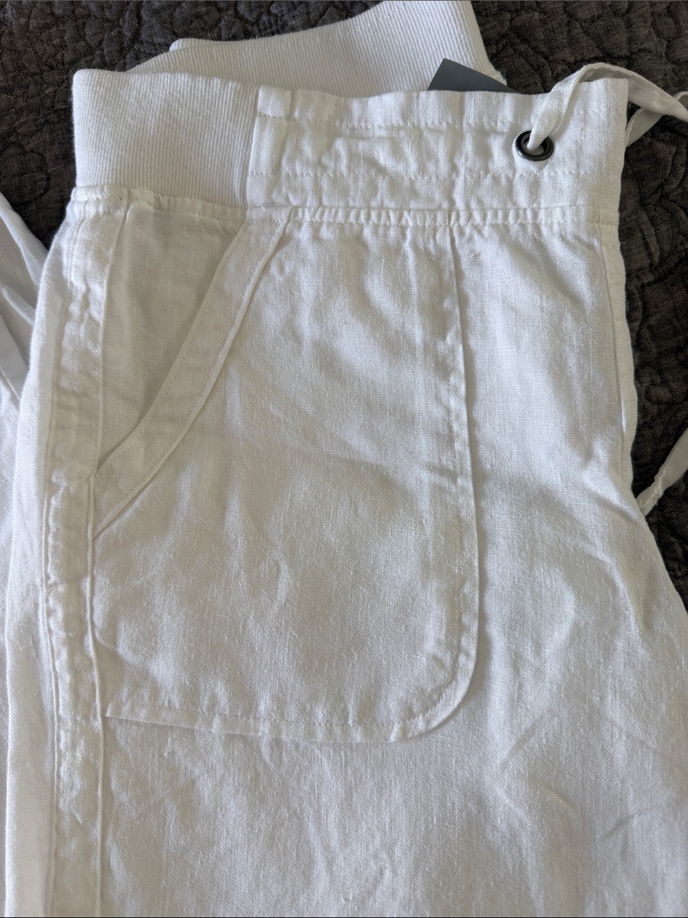 Athleta Drawstring Linen Pant - Picture 2 of 10